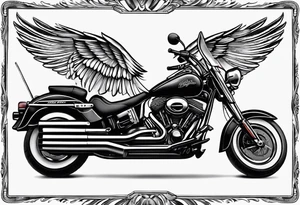 Ice Hockey sticks crossing with 39 in the middle and angel wing around it tattoo idea