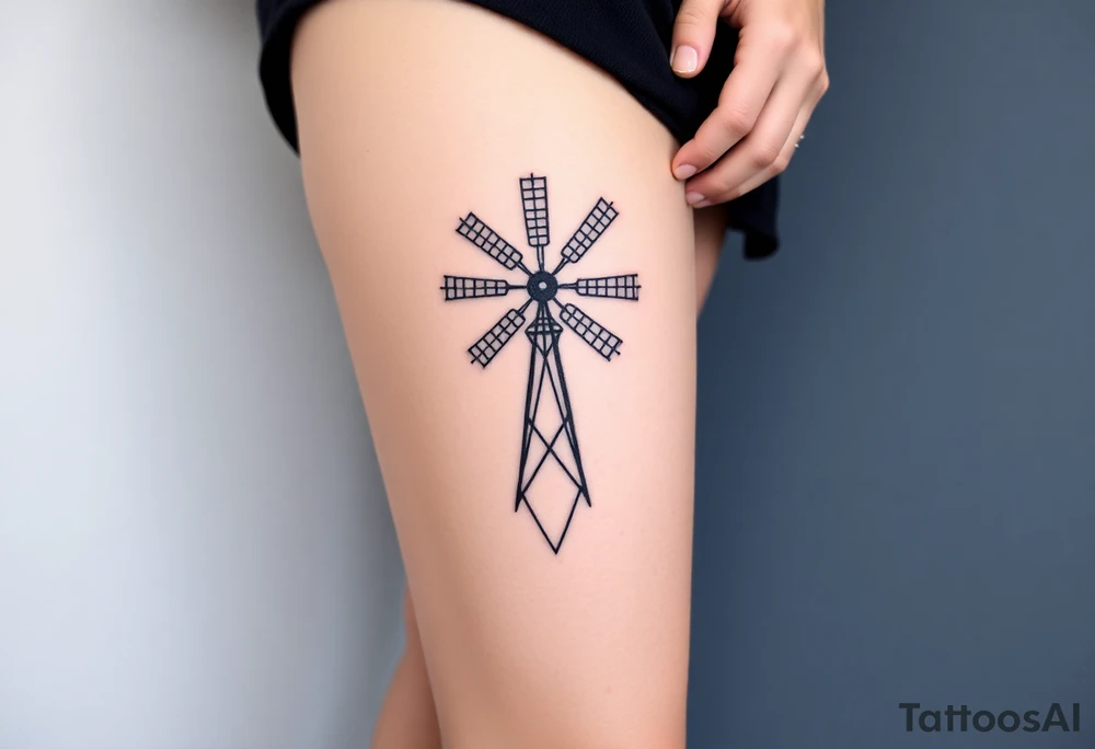 Windmill tattoo idea
