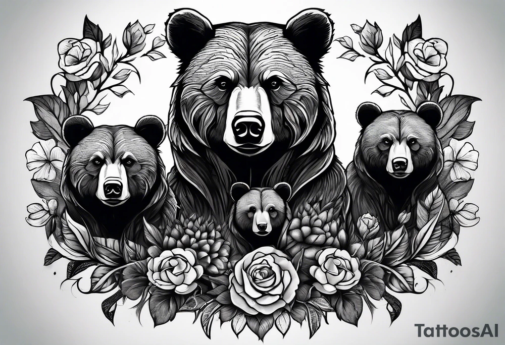 Bear Family tattoo idea