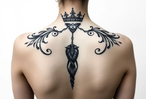 Black King tattoo idea