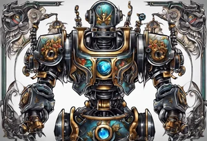 Robot tattoo idea