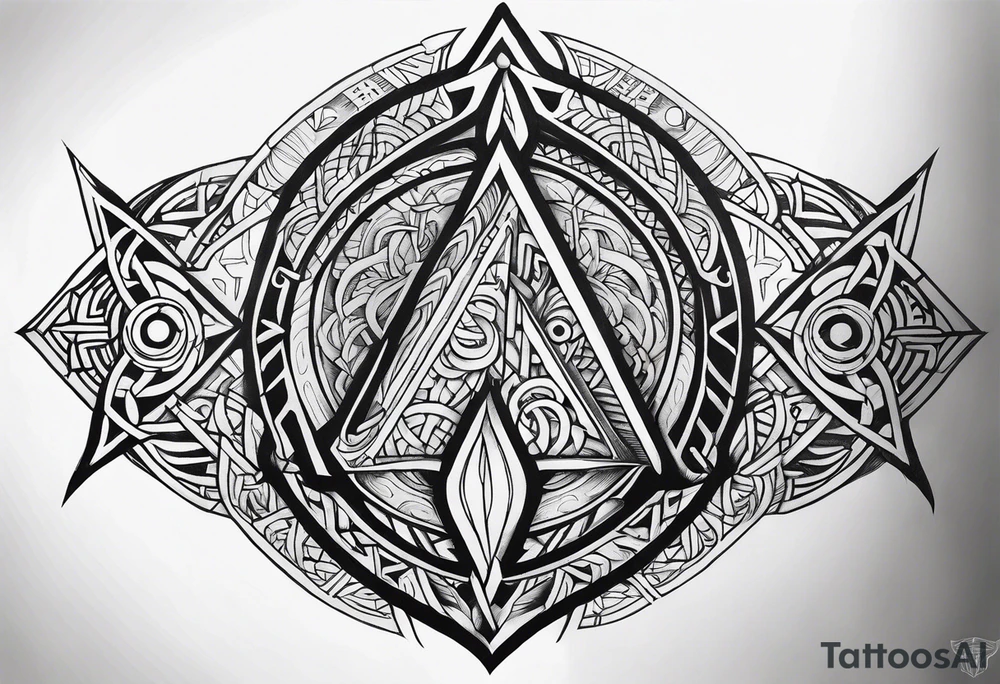 Norse symbols tattoo idea