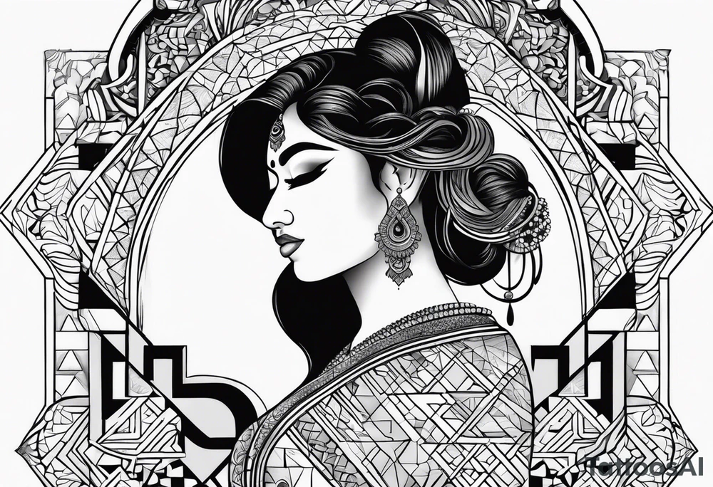 In hart name Deepak & rimpi tattoo idea