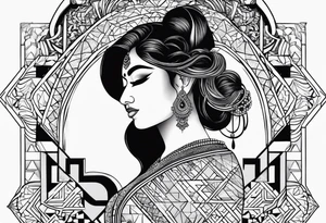 In hart name Deepak & rimpi tattoo idea