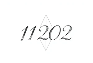 Fine line minimalist that blends in and disguises “1202” that’s already tattooed tattoo idea