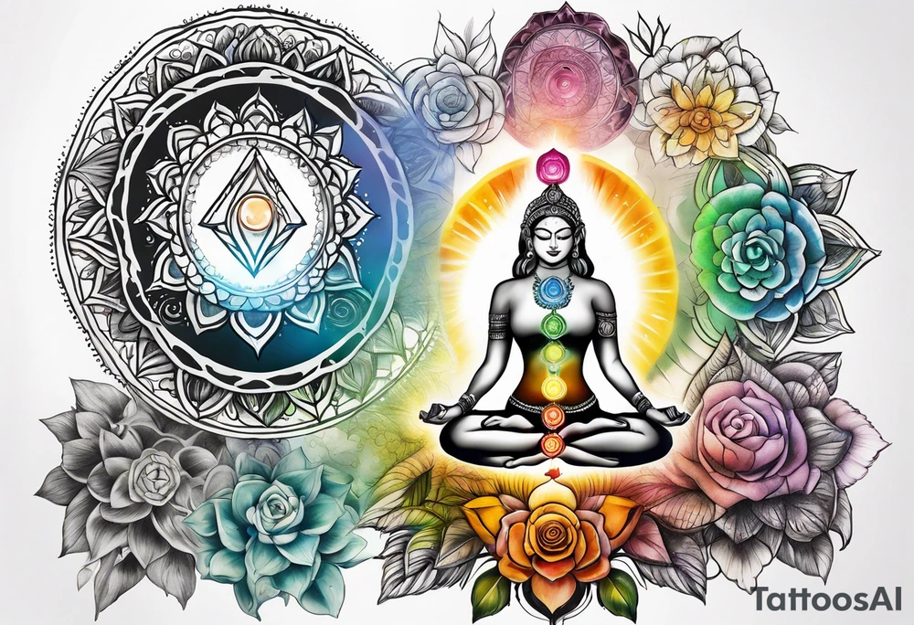 Chakras tattoo idea