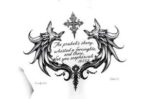 Writing 76 2323 proverbs 18:24 tattoo idea