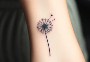 Dandelion real 
with shadows tattoo idea