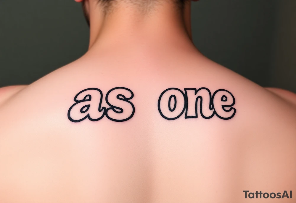 Rounded bubble graffiti style lettering as one  (KeezY MadE) tattoo idea