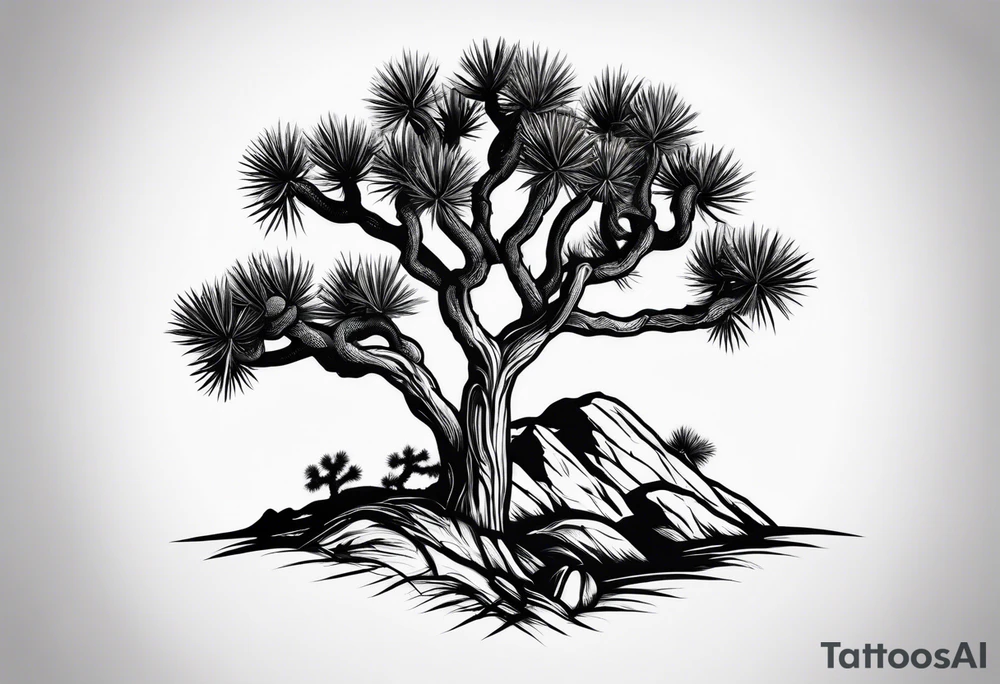 Joshua tree tattoo idea