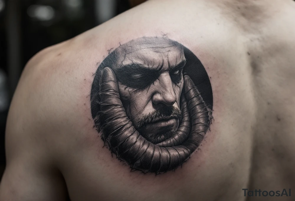 large penis tattoo idea