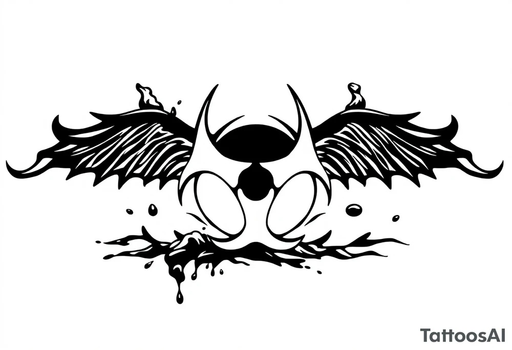 Contagion sign imwith toxic spill behind tattoo idea