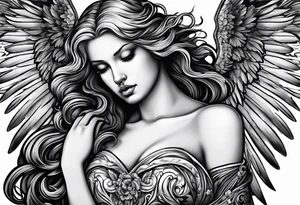 I saw the angel in the marble and carved until I set her free tattoo idea