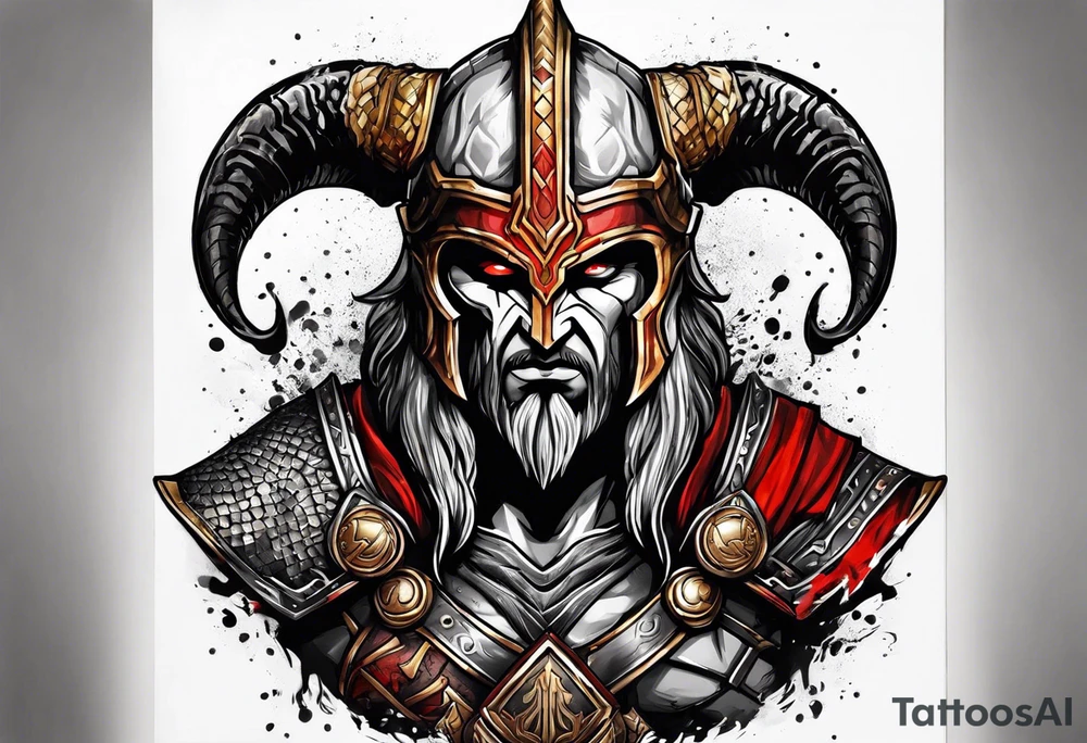 Ares God of war tattoo idea
