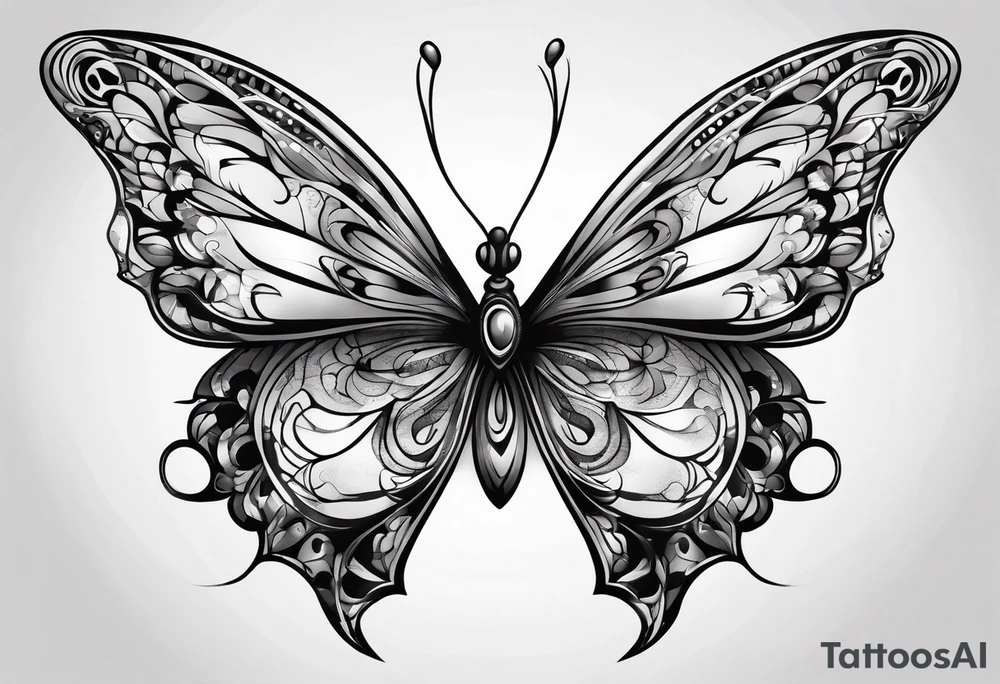 butterfly tattoo idea