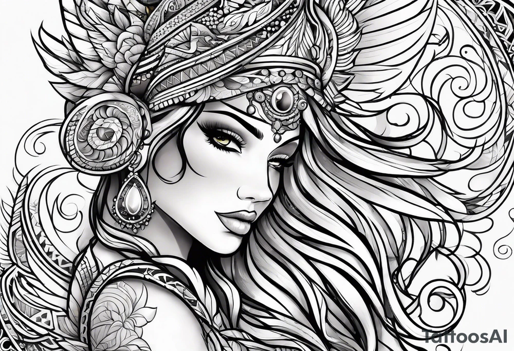 Half sleeve tattoo idea