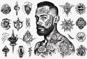 man getting a tattoo close up tattoo idea