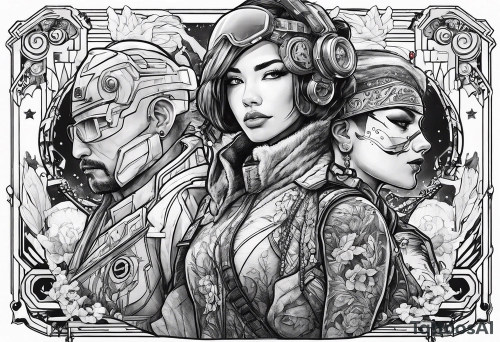 Love, Death & Robots tattoo idea