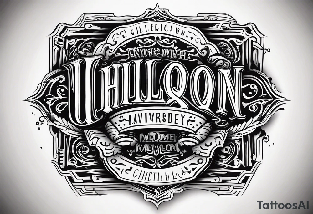 YHLQMDLGN tattoo idea