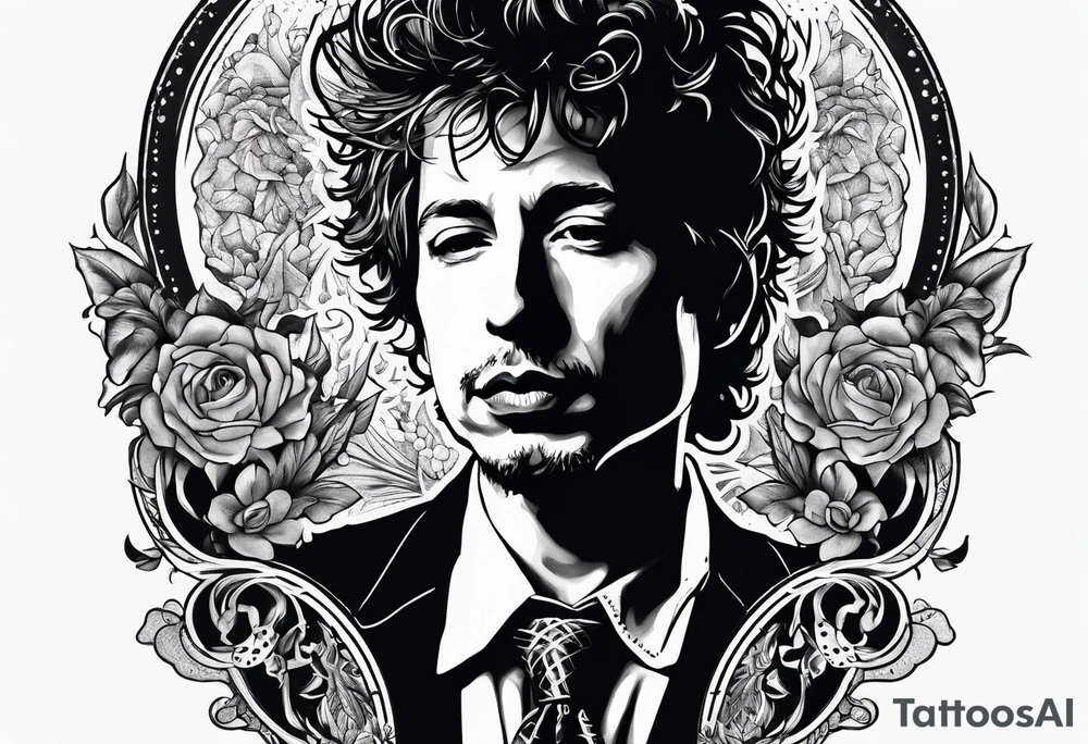 bob Dylan tattoo idea