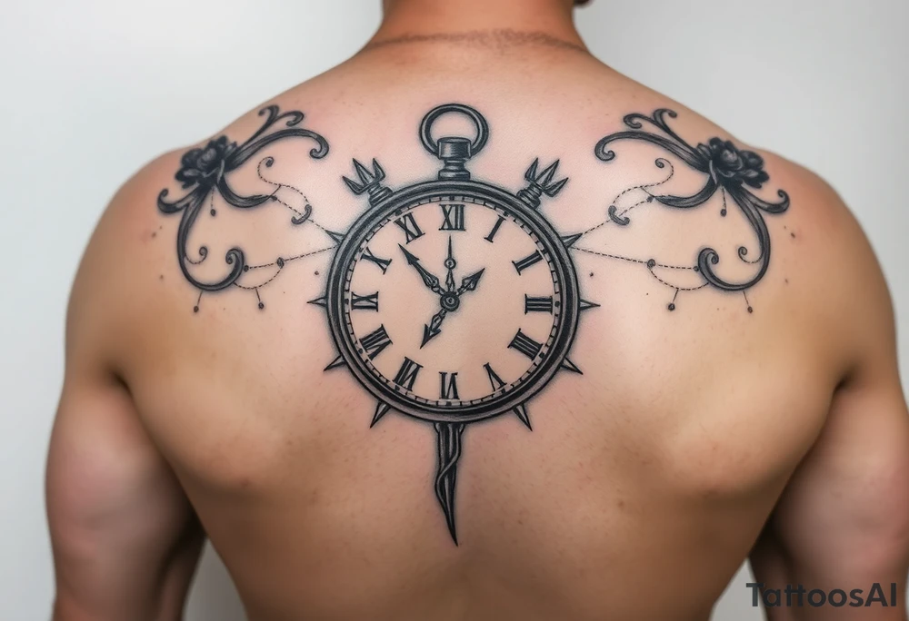 Broken clock is a comfort tattoo idea