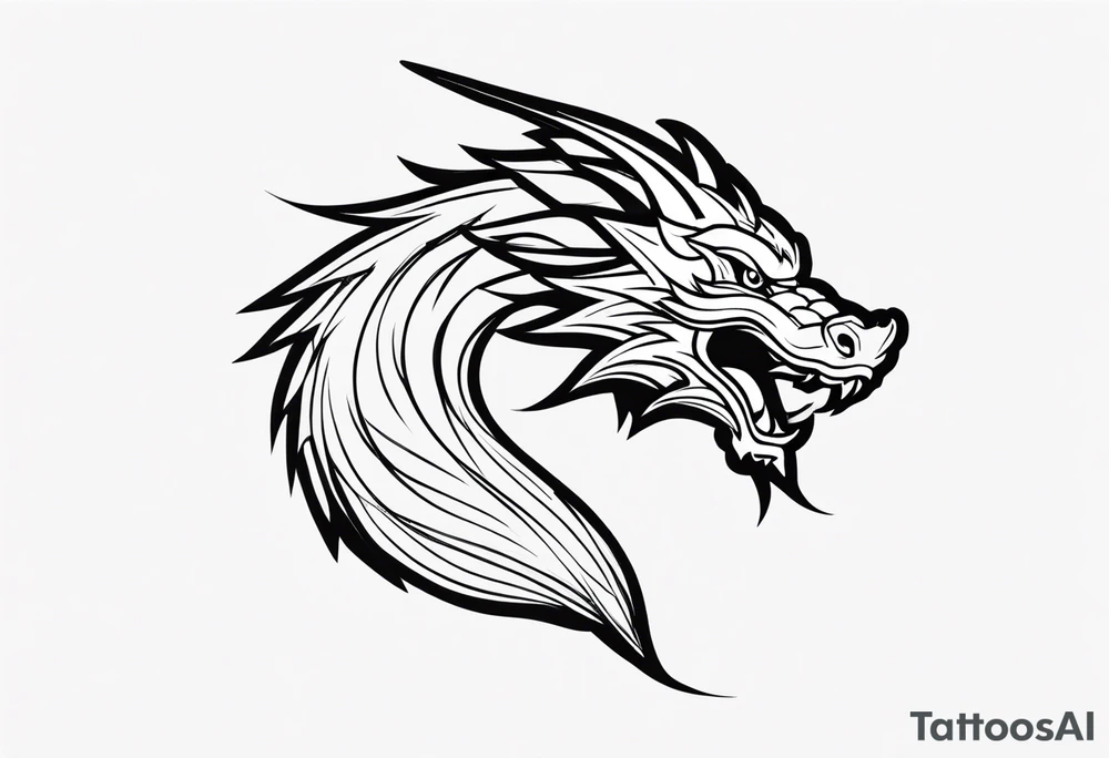 DRAGO GIAPPONESE DA FARE SU UN BRACCIO tattoo idea