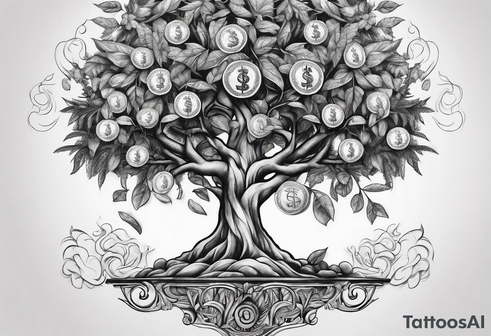 Money trees tattoo idea