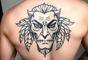 bbc on a face tattoo idea