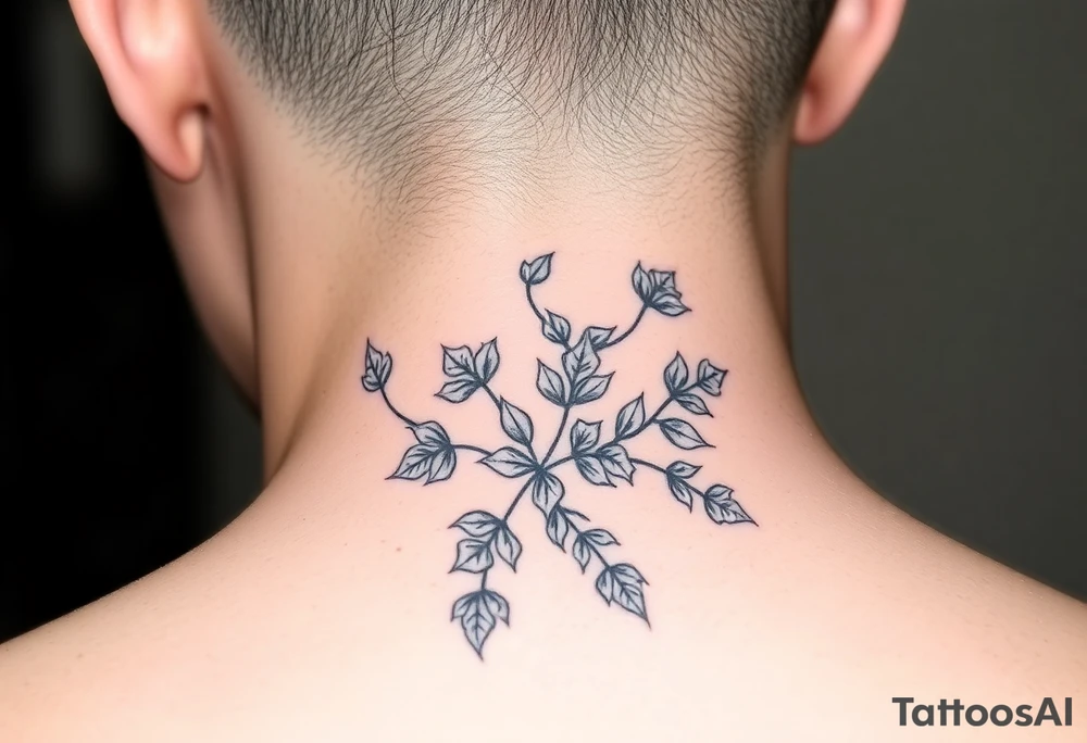 Holly and ivy tattoo idea