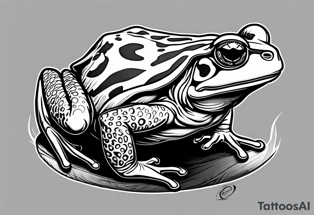 Gamakichi toad tattoo idea