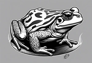 Gamakichi toad tattoo idea