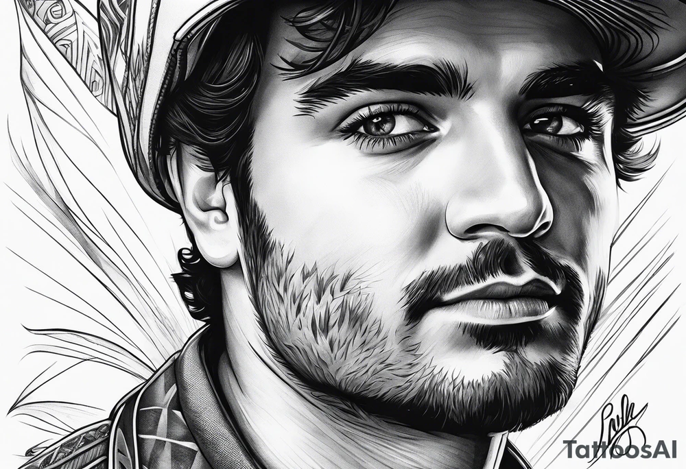 Carlos Sainz tattoo idea