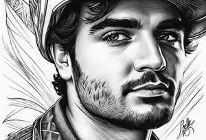 Carlos Sainz tattoo idea