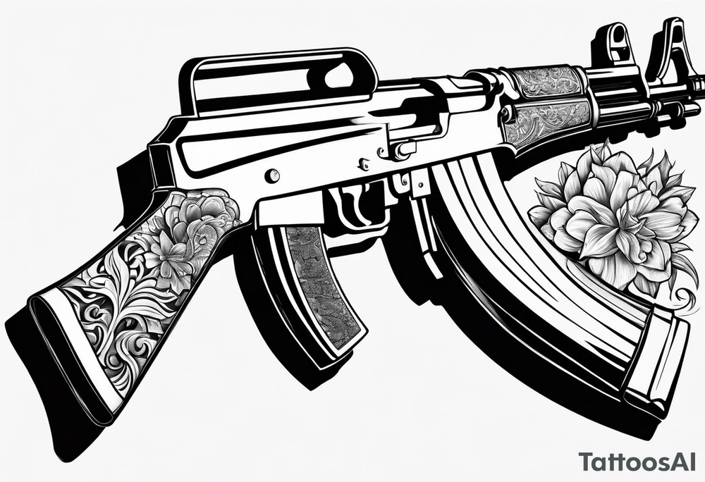 ak 47 tattoo idea