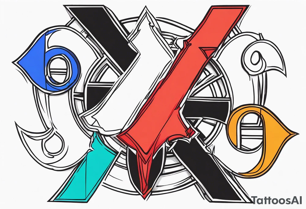 Crossroads good and evil tattoo idea