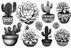 Maintains,  cactus, bird, forearm tattoo idea