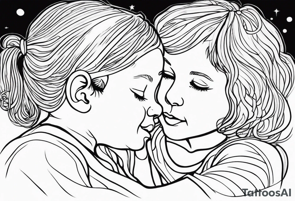 A mothers love for her kids tattoo idea