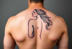 Girl with big ass tattoo idea