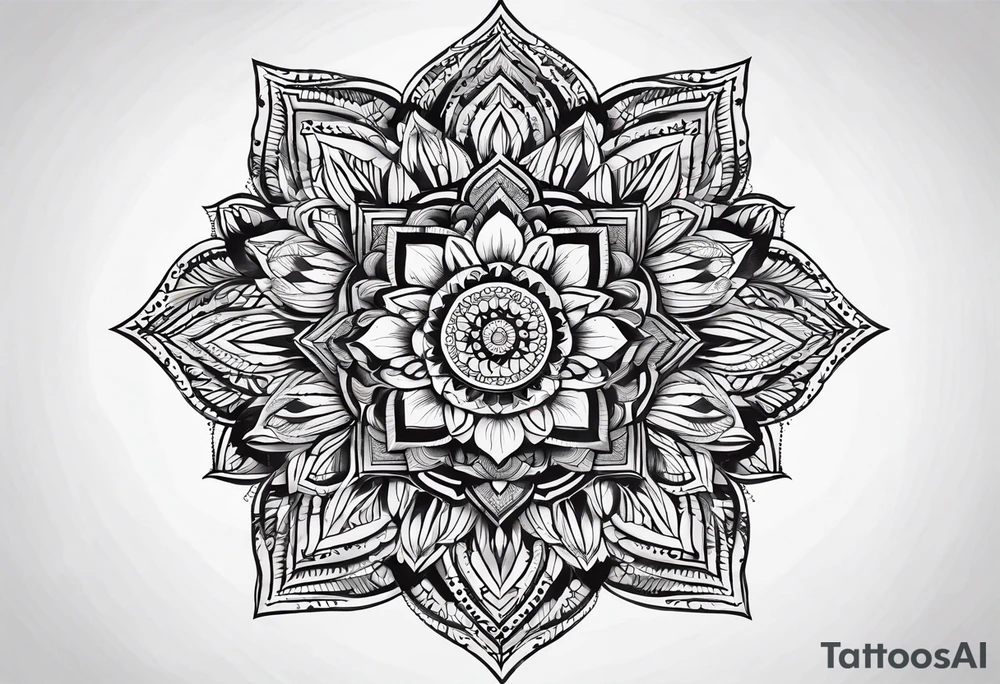A mandala for the forearm tattoo idea