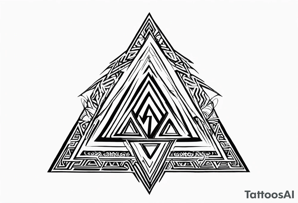 Valhalla word 
valknut tattoo idea