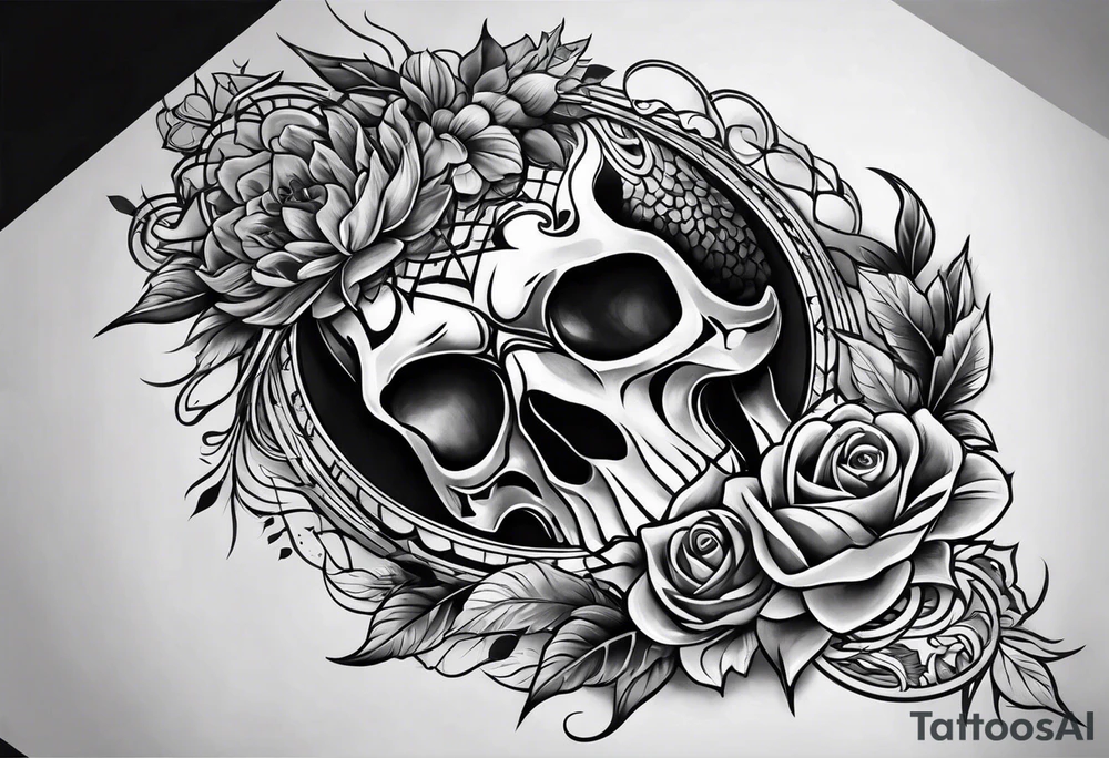 full sleeve canvas tattoo idea