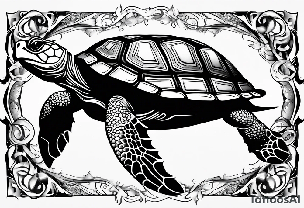 Turtle tattoo design tattoo idea