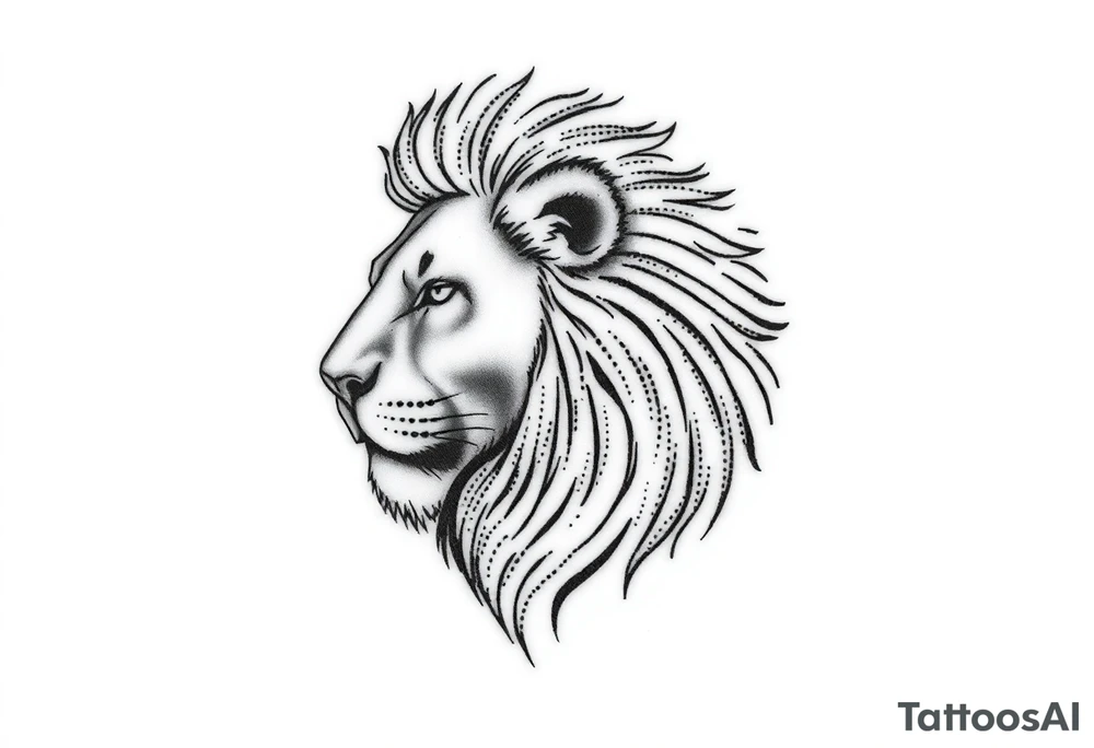 lion tattoo idea