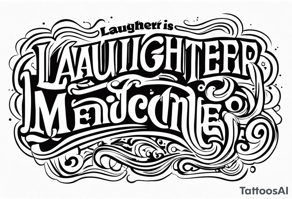 Laughter is the best medicine. tattoo idea