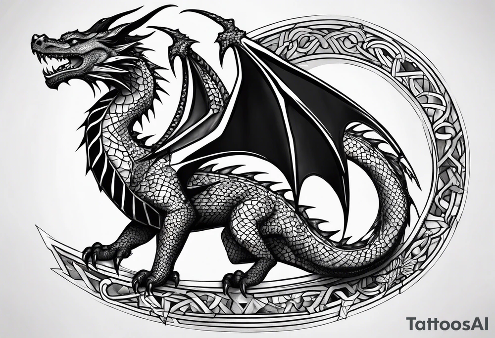Dragon tattoo idea