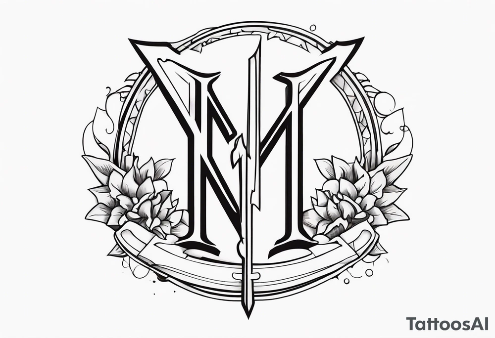 NCJB letters tattoo idea