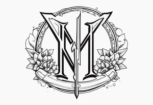 NCJB letters tattoo idea
