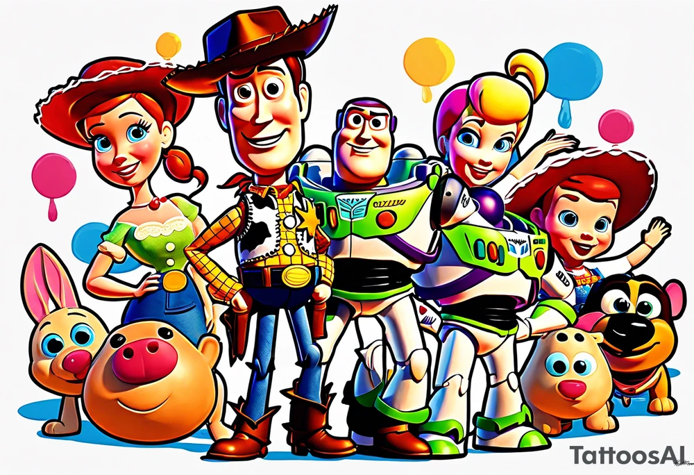 toy story tattoo idea