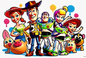 toy story tattoo idea