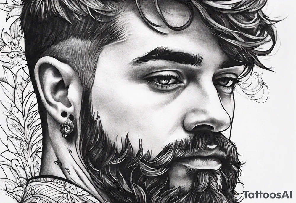 small tattoo symbolizing growth for a man tattoo idea